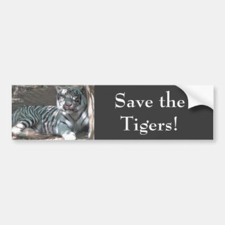 Autocollant De Voiture Sauvez les tigres