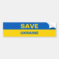 Save Ukraine Ukrainian Flag