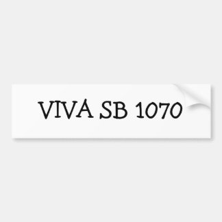 AUTOCOLLANT DE VOITURE SB 1070 DE VIVATS