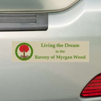 Autocollant De Voiture SCA Myrgan Wood Bumper Sticker