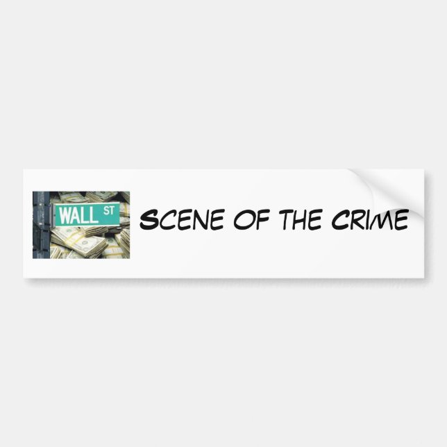 Autocollant De Voiture Scène du crime (Devant)