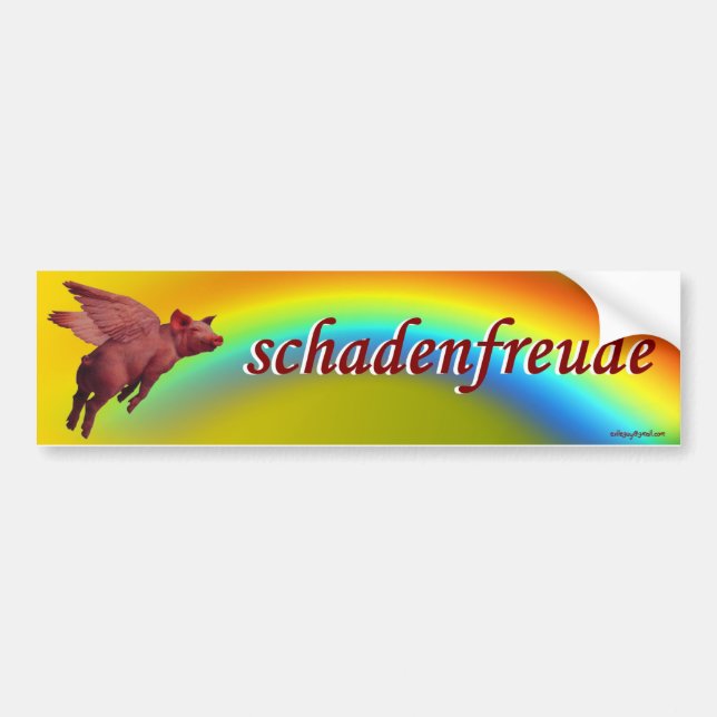 Autocollant De Voiture schadenfreude (Devant)