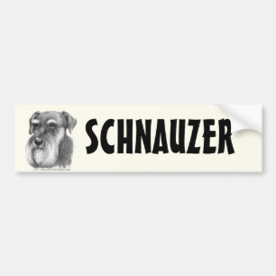 Autocollant De Voiture Schnauzer