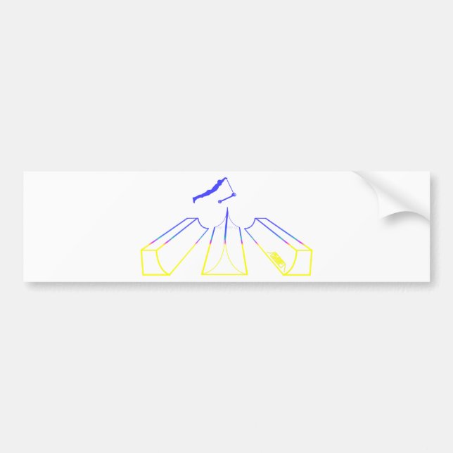 Autocollant De Voiture Scooter freestyle (Devant)