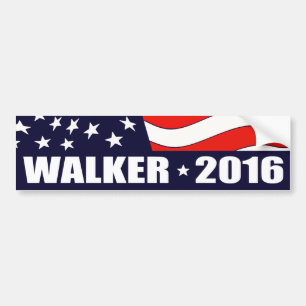Autocollant De Voiture Scott Walker Président 2016