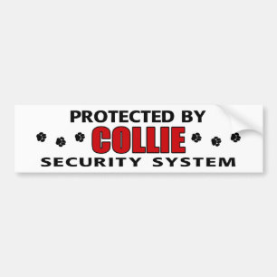 Autocollant De Voiture Sécurité Collie