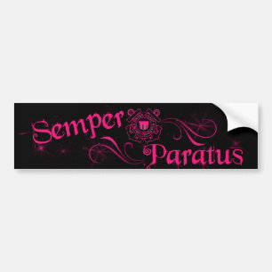 Autocollant De Voiture Semper Paratus - la garde côtière