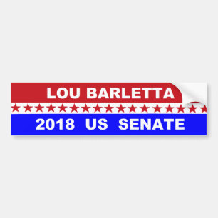 Autocollant De Voiture Sénat de Lou Barletta USA Pennsylvanie 2018