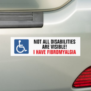 Autocollant De Voiture Sensibilisation à la fibromyalgie