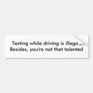 Autocollant De Voiture Service de mini-messages tandis que l'entraînemen