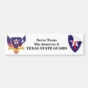 Autocollant De Voiture Service le Texas de TXSG elle le mérite
