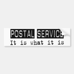Autocollant De Voiture Service postal il est