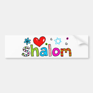 Autocollant De Voiture Shalom