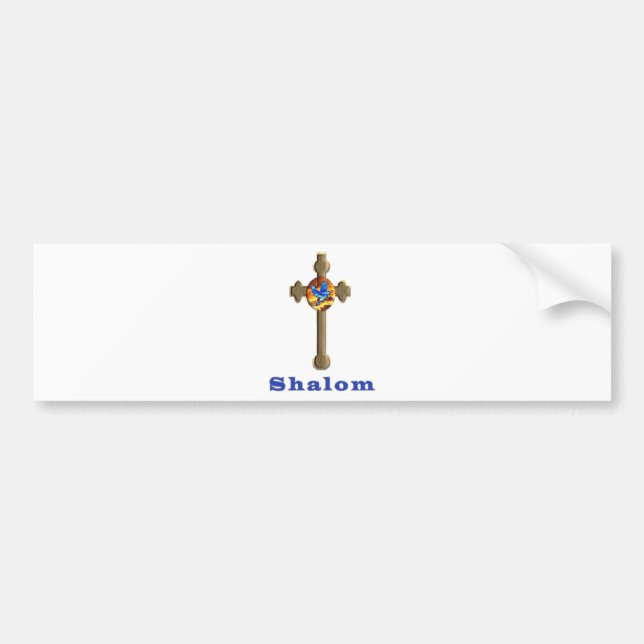 Autocollant De Voiture Shalom (Devant)
