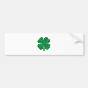 Autocollant De Voiture shamrock parties scintillant