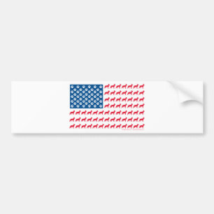 Autocollant De Voiture Shepard-Drapeau patriotique