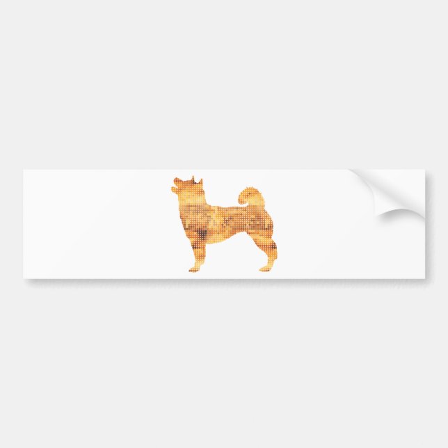 Autocollant De Voiture Shiba Inu (Devant)