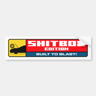 Autocollant De Voiture Shitbox Edition Built to Blast