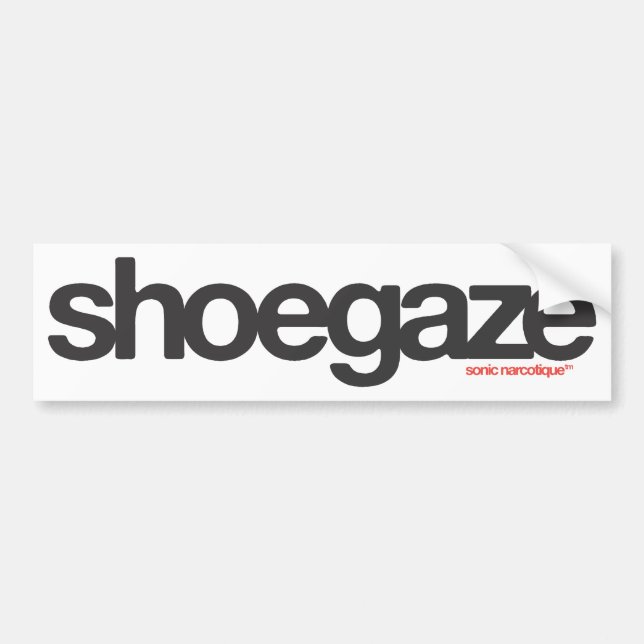 Autocollant De Voiture Shoegaze (Devant)