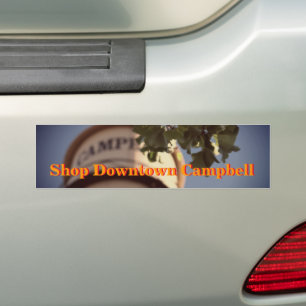Autocollant De Voiture Shopping Downtown Campbell Water Tower Bumper Stic