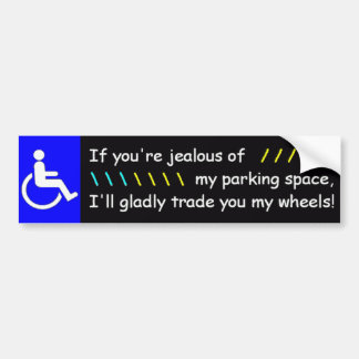 Autocollant De Voiture Si vous êtes jaloux de mon parking…