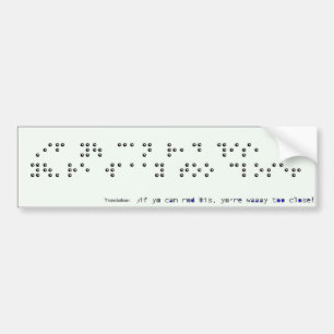 Autocollant De Voiture Si vous pouvez lire ceci