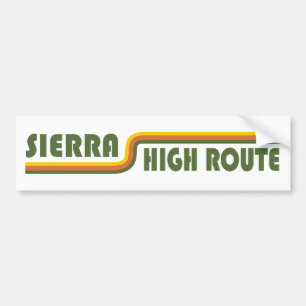 Autocollant De Voiture Sierra High Route Californie