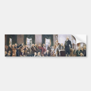 Autocollant De Voiture Signature de la constitution des USA par Christy