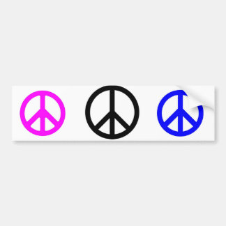 Autocollant De Voiture signes 3peace