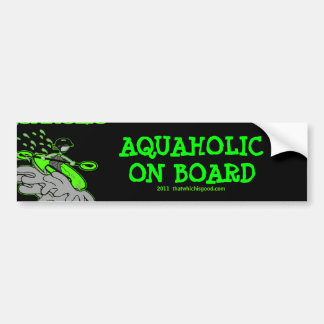 Autocollant De Voiture Silhouette Kayaking de Whitewater