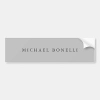 Simple Plaque moderne élégant gris argent