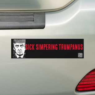 AUTOCOLLANT DE VOITURE SIMPLE SIMPLE TRUMPANUS