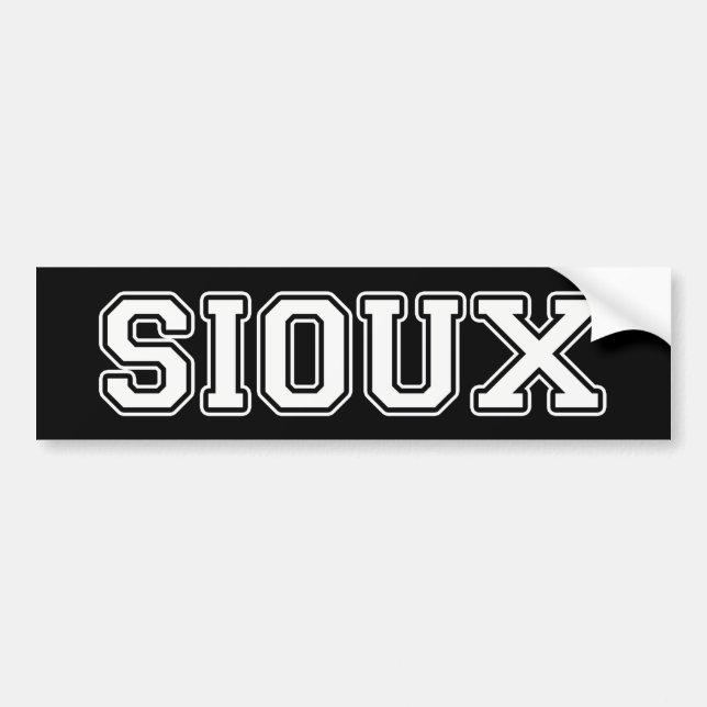 Autocollant De Voiture Sioux (Devant)