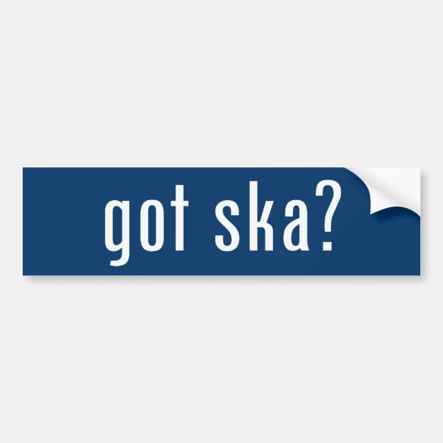 Autocollant De Voiture ska obtenu ? (Devant)