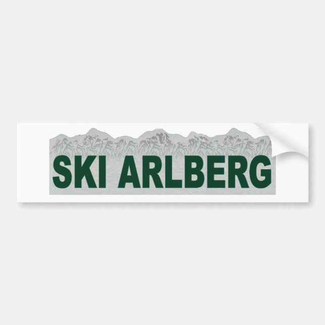 Autocollant De Voiture Ski Arlberg (Devant)