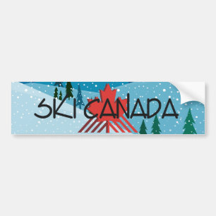 Autocollant De Voiture Ski SUPÉRIEUR Canada