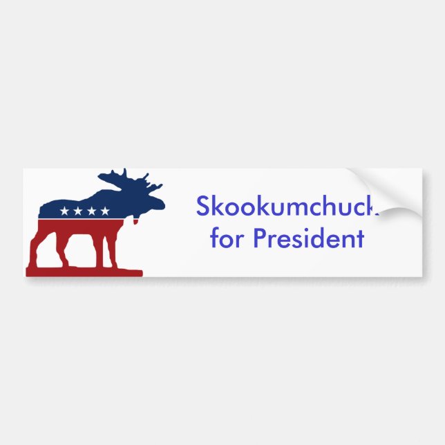 Autocollant De Voiture Skkokumchuck pour le président (Devant)