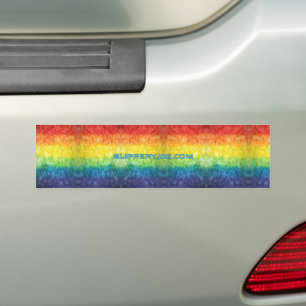 Autocollant De Voiture SlipperyJoe drapeau gay pride couleurs arc-en-ciel
