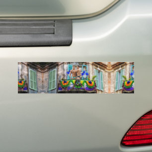 Autocollant De Voiture SlipperyJoe's Mardi Gras masques perles décoration