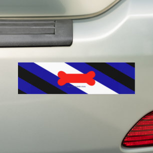 Autocollant De Voiture SlipperyJoe's Puppy Play Pride drapeau fétiche LGB