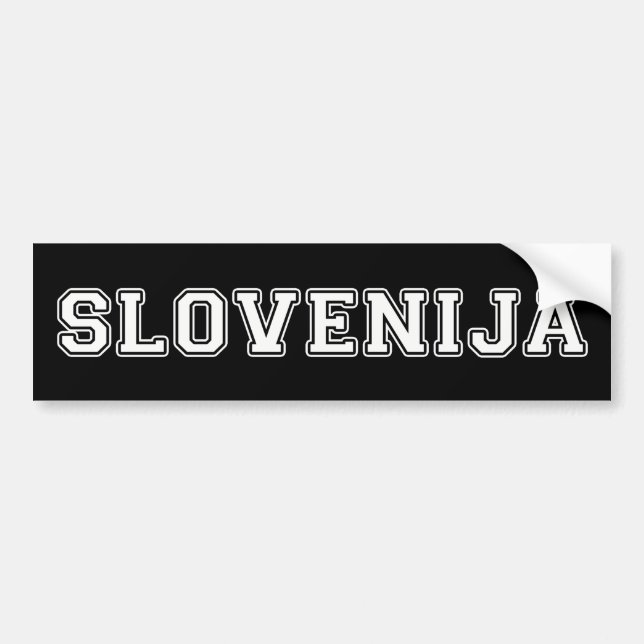 Autocollant De Voiture Slovija (Devant)