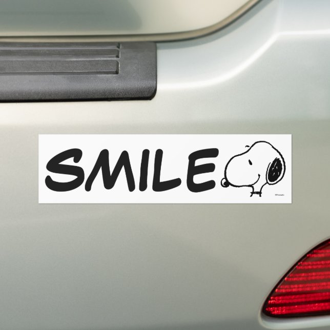 Autocollant De Voiture Snoopy Smile Giggle Laugh (En voiture)