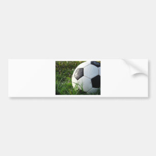 Autocollant De Voiture Soccer~ Boule de pied dans le champ