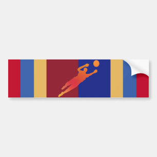 Autocollant De Voiture Soccer Bumpersticker