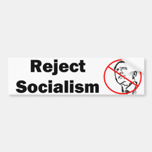 Autocollant De Voiture Socialisme Bumpersticker de rejet