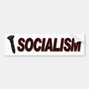 Autocollant De Voiture Socialisme de vis