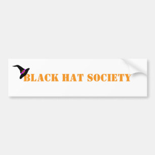 Autocollant De Voiture Société Black Hat Halloween