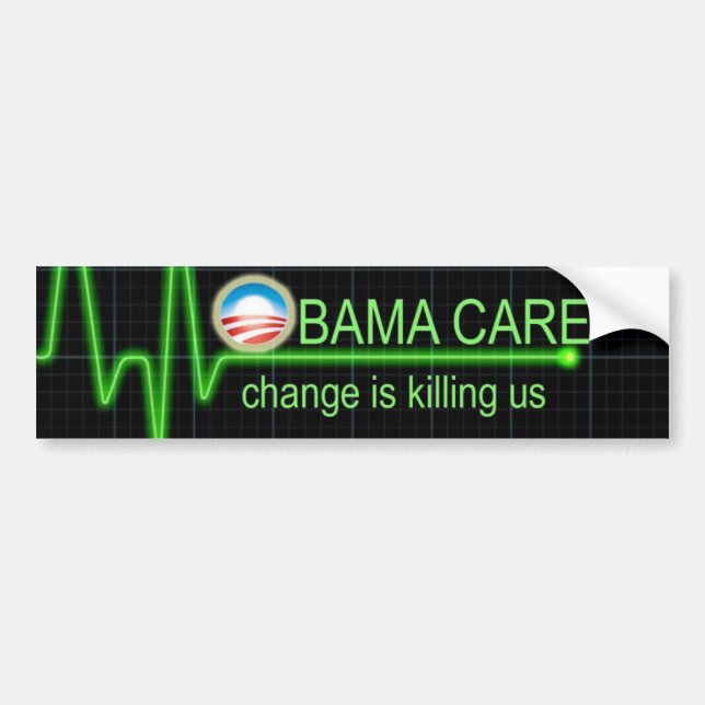 Autocollant De Voiture Soin d'Obama (Devant)
