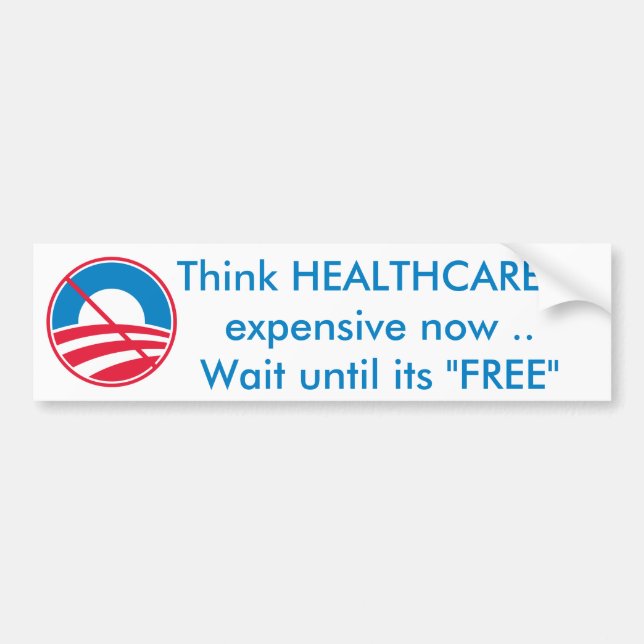 Autocollant De Voiture SOINS DE SANTÉ libres (Devant)