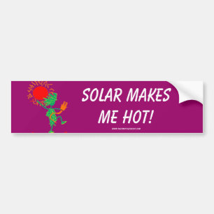 Autocollant De Voiture Solaire me rend chaud !